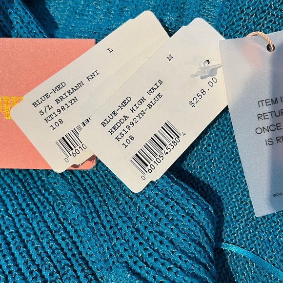 Cult Gaia Teal Midi Skirt Set - Picture 11 of 12